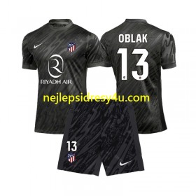 Fotbalový Dres Atlético Madrid Jan Oblak 13 Brankářské Dětské Domácí 2024/25